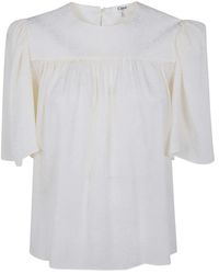 Chloé - Overhemden ,Wit ,Minimal Shirt - Lyst