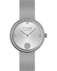 Versus - Lea edelstahl mesh band uhr - Lyst