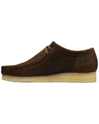 Clarks - Schoenen ,Bruin ,Leer Wallabee Loafers - Lyst