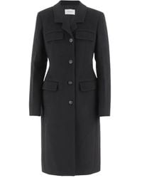 Ferragamo - Single-Breasted Coats - Lyst