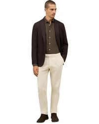 Boglioli - Garment Dyed Wool Herringbone K-Jacket - Lyst
