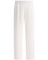 F.it - Broeken ,Wit ,Polyester Rechte Broek - Lyst