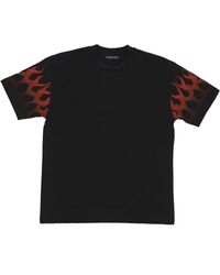 Vision Of Super - Racing Flames Tee - /Rot - Lyst