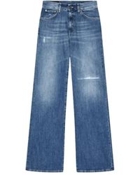 Dondup - Amber wide leg jeans - Lyst