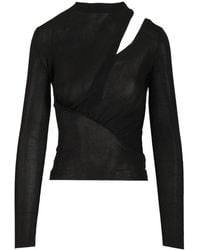 Self-Portrait - Round-Neck Knitwear - Lyst