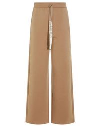 Max Mara - Broeken ,Bruin ,Wijde Broek - Lyst
