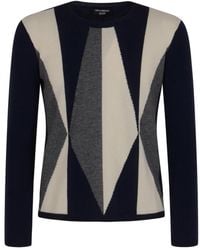 Emporio Armani - Round-Neck Knitwear - Lyst