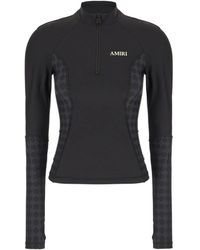 Amiri - Ma Quad Lange Mouwen Top Met Rits - Lyst