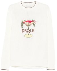 Drole de Monsieur - Round-Neck Knitwear - Lyst