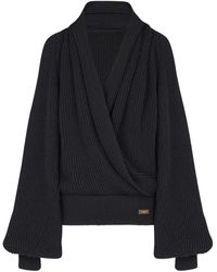 Balmain - V-Neck Knitwear - Lyst