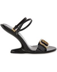 N°21 - Schoenen ,Zwart ,Leer Ghost Hakken Sandaal - Lyst