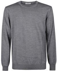 Kangra - Feiner Wollpullover Mit Rundhalsausschnitt - Lyst