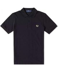 Fred Perry - Tops ,Zwart ,Katoen Original Plain Polo Champagne - Lyst