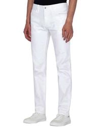 ARMANI EXCHANGE - Slim-Fit Trousers - Lyst