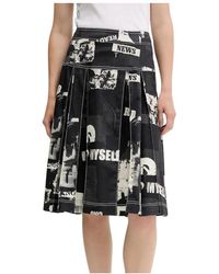 Desigual - Midi Skirts - Lyst