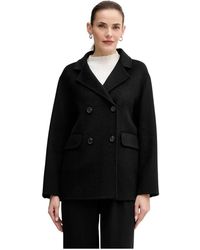 GAUDI - Double-Breasted Coat - Lyst