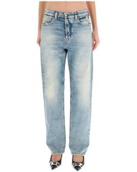 DIESEL - High-Waisted Wide-Leg Jeans - Lyst