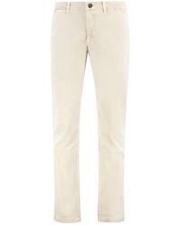 Moorer - Broeken ,Katoen Chino Broek Met Achterzakken - Lyst