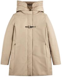 Fay - Toggle Coat Tecnico Db Front Stac - Lyst