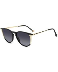 Carolina Herrera - Schwarz weiß sonnenbrille her 0184/s 80s(9o) - Lyst