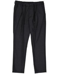 Herno - Wollen Casual Broek - Lyst