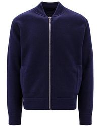 Givenchy - Zip-through woll sweatshirt - Lyst