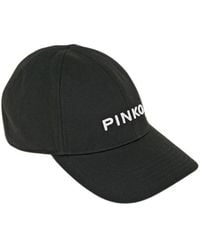 Pinko - Accessoires ,Zwart ,Katoen Break Dance Baseball Cap - Lyst