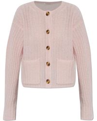 By Malene Birger - Truien & Vesten ,Roze ,Wol Cardigan Cierrou Rib - Lyst