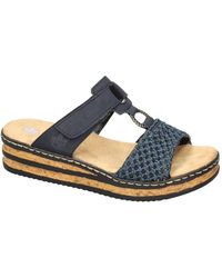 Rieker - Plateau-Keilabsatz-Pantolette - Lyst