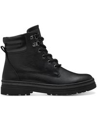 Marco Tozzi - Schwarze stiefeletten - Lyst