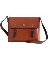The Bridge - Lorenzo Marrone Leder Messenger Tasche - Lyst