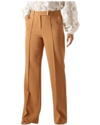 Aaiko - Broeken ,Bruin ,Leer Chantelle R Pes 345 - Lyst