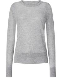 Genny - Lichtgrijze Sweater Collectie - Lyst