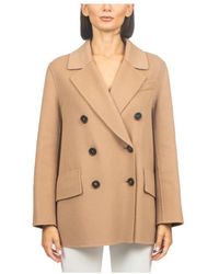 Max Mara - Giacca Ghiaccio Doppio Petto - Lyst