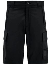 C.P. Company - Cargo shorts aus stretch-baumwolle, schwarz - Lyst
