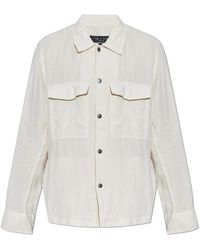 Rag & Bone - Overhemden ,Linnen Linnen Shirt Met Zakken - Lyst