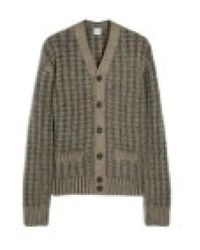 Aspesi - Truien & Vesten ,Grijs ,Geknoopte Cardigan - Lyst