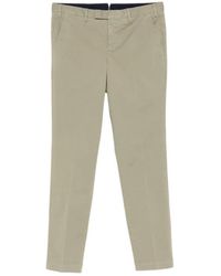 PT Torino - Pantalon Met Rechte Pijpen En Riemlussen - Lyst