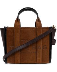 Marc Jacobs - De Kleine Suede Leren Blocked Tote Bag - Lyst