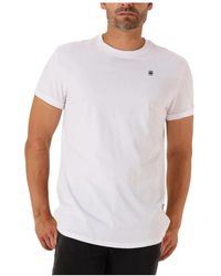 G-Star - Tops ,Wit Polo & T-Shirts Lash R T - Lyst