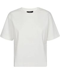 Weekend by Maxmara - Camiseta clásica de algodón blanca - Lyst