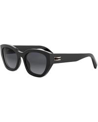 BVLGARI - Accessoires ,Zwart ,Zero 1 Cat-Eye Zonnebril - Lyst