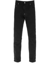 DSquared² - Schwarze slim fit jeans - Lyst