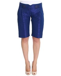 Ermanno Scervino - Blaue bermuda shorts über den knien - Lyst