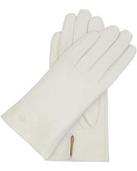 Kazar - Accessoires ,Wit ,Leer Witte Leren Handschoenen - Lyst