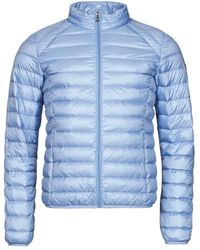 J.O.T.T - Jassen ,Blauw ,Leer Lichtgewicht Getailleerd Donzen Jack - Lyst