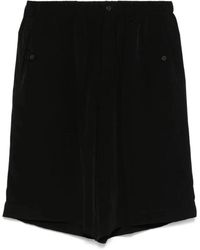 Yohji Yamamoto - Verstelbare Tab Half Pant - Lyst