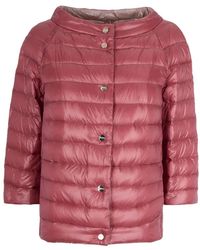 Herno - Jassen ,Roze ,Omkeerbaar Gewatteerd Jack - Lyst