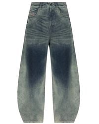 DIESEL - Wide Jeans - Lyst