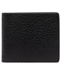 Maison Margiela - Lederbrieftasche mit kontrastnähten - Lyst